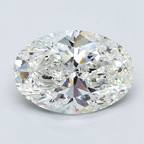 2.08 carat H-SI2 Natūralus Oval Deimantas (1)