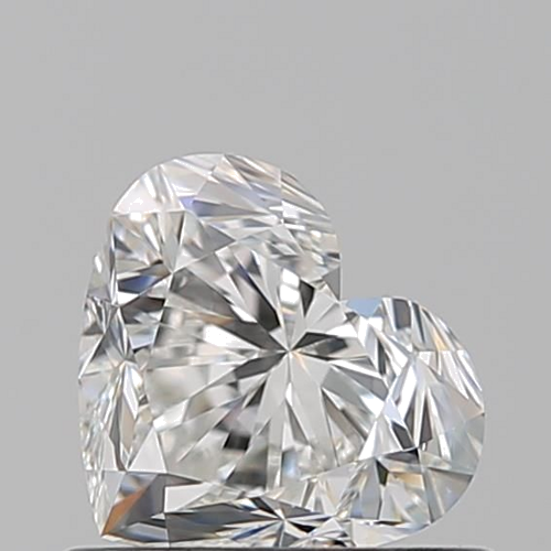 0.7 carat H-VVS1 Natūralus Heart Deimantas (1)