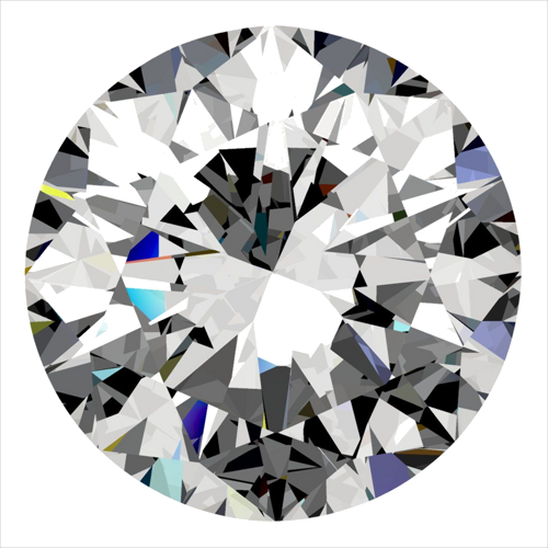 0.3 carat H-VS1 GD cut Natūralus Round Deimantas (1)