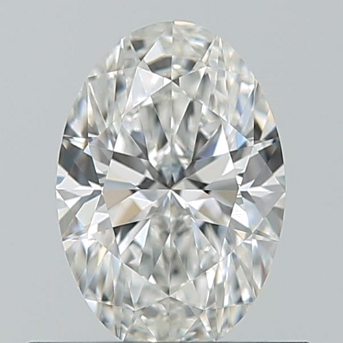 0.6 carat G-VVS1 Natūralus Oval Deimantas (1)