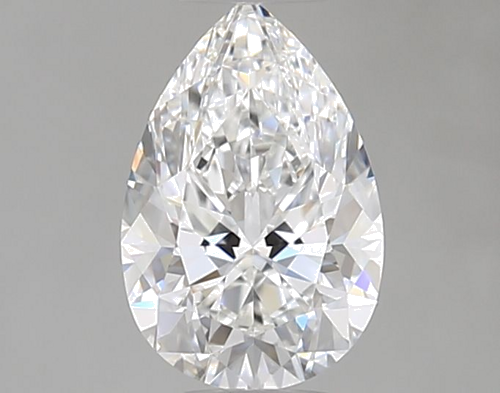 0.53 carat E-IF Natūralus Pear Deimantas (1)