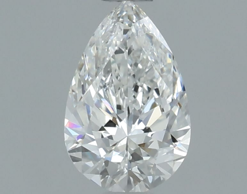 0.52 carat E-VVS1 Natūralus Pear Deimantas (1)