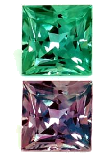0.26 carat GREEN Square Alexandrite (1)