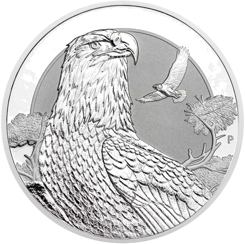 2018 Tuvalu Amerikas ērglis 2 oz sudraba monēta (1)