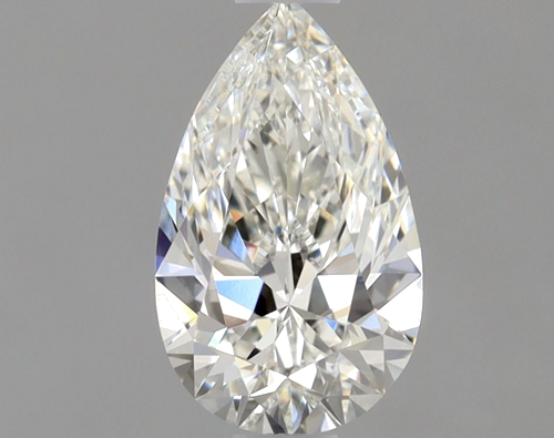 0.61 carat H-VVS2 Natūralus Pear Deimantas (1)