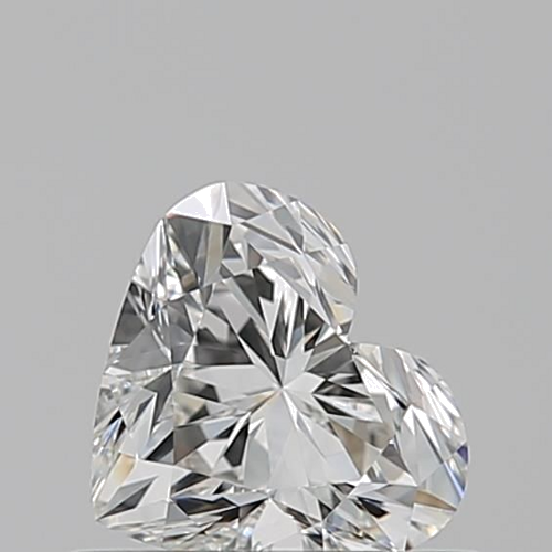 0.5 carat H-VVS1 Natūralus Heart Deimantas (1)
