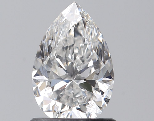 1.01 carat F-SI2 Natūralus Pear Deimantas (1)