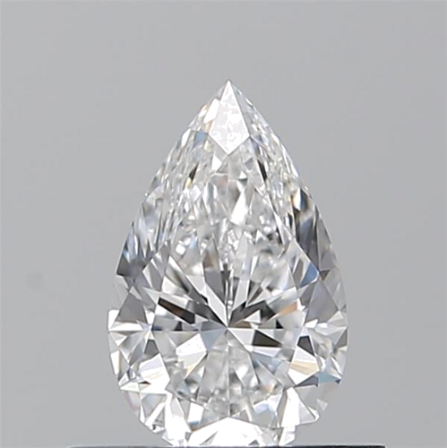 0.5 carat D-VS2 Natūralus Pear Deimantas (1)