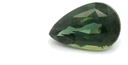 0.54 carat GREEN Pear Safyras (1)