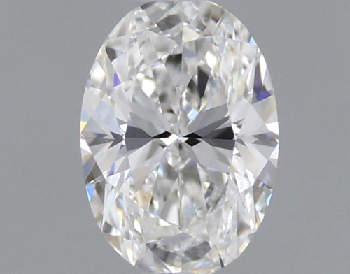 0.4 carat F-VVS2 Natūralus Oval Deimantas (1)