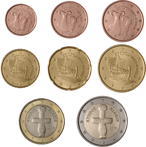 2019 Kipras Euro monetų rinkinys (1)