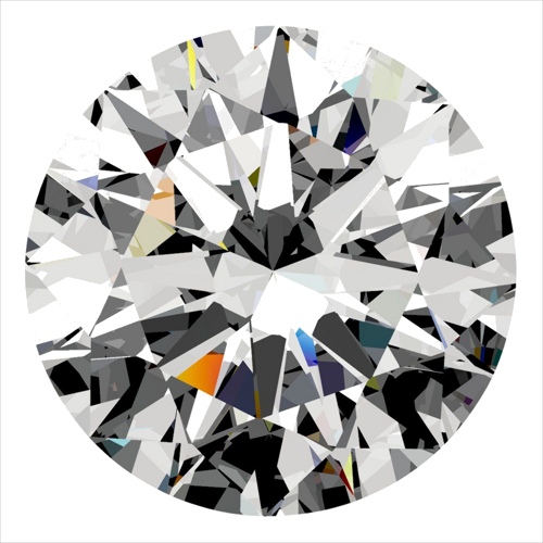 0.4 carat E-VVS1 Excellent cut Natūralus Round Deimantas (1)
