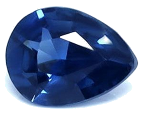 0.61 carat BLUE Pear Safyras (1)
