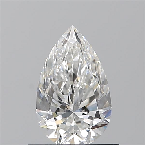 0.7 carat G-SI1 Natūralus Pear Deimantas (1)