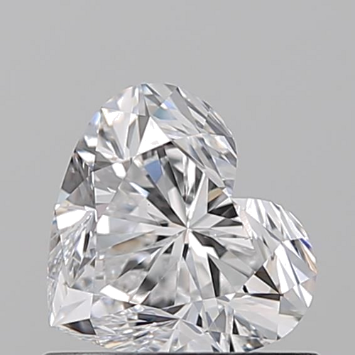 0.7 carat D-VS1 Natūralus Heart Deimantas (1)