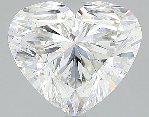 2.02 carat F-SI2 Natūralus Heart Deimantas (1)