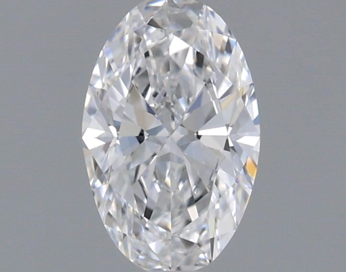 0.5 carat D-VVS2 Natūralus Oval Deimantas (1)