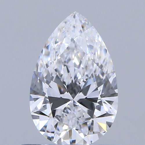 0.6 carat D-VVS1 Natūralus Pear Deimantas (1)