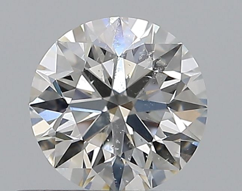 0.53 carat F-SI2 Excellent cut Natūralus Round Deimantas (1)