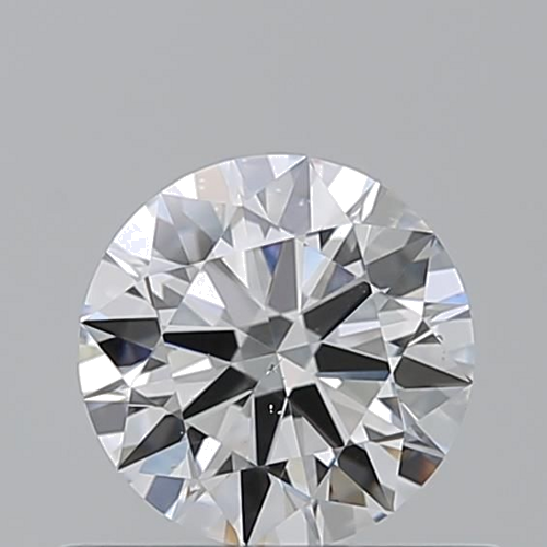 0.53 carat F-SI1 Excellent cut Natūralus Round Deimantas (1)