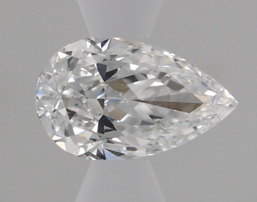 0.36 carat D-VVS1 Natūralus Pear Deimantas (1)