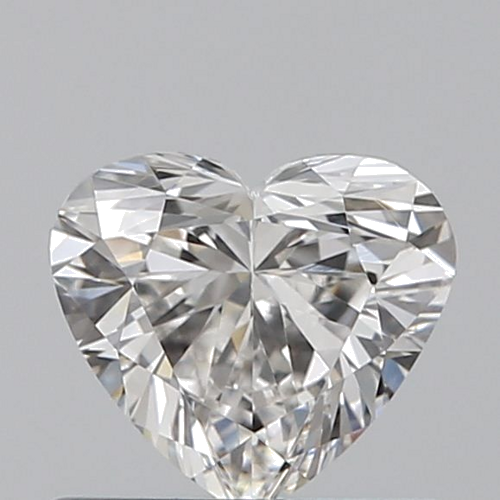 0.5 carat G-VVS2 Natūralus Heart Deimantas (1)