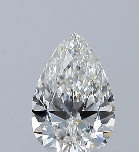 0.6 carat G-VS1 Natūralus Pear Deimantas (1)