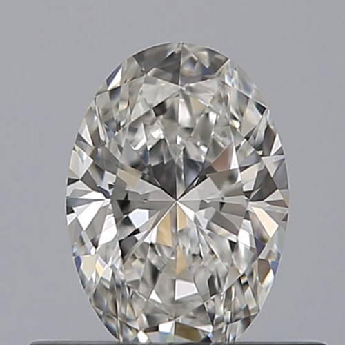 0.4 carat F-VVS1 Natūralus Oval Deimantas (1)