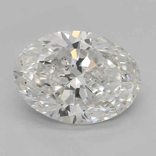 2.0 carat G-SI2 Natūralus Oval Deimantas (1)