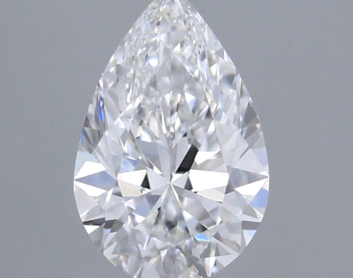 0.3 carat D-VVS1 Natūralus Pear Deimantas (1)