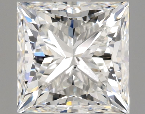 1.3 carat H-SI2 Natūralus Princess Deimantas (1)