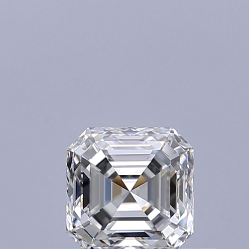 0.38 carat F-VS1 Natūralus Asscher Deimantas (1)