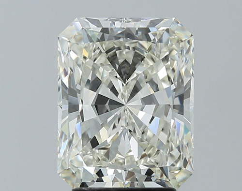 3.02 carat K-VVS2 Natūralus Radiant Deimantas (1)