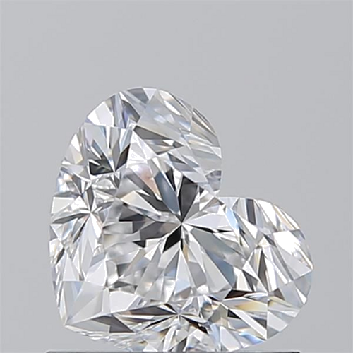 1.01 carat D-VVS1 Natūralus Heart Deimantas (1)