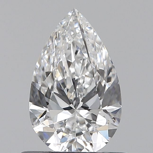 0.6 carat D-VVS2 Natūralus Pear Deimantas (1)