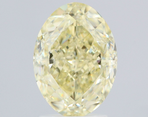 3.02 carat Fancy Light Yellow-VS2 Natūralus Oval Deimantas (1)
