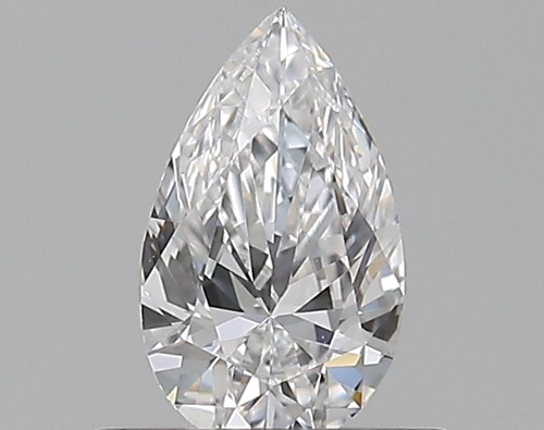 0.39 carat D-VVS1 Natūralus Pear Deimantas (1)