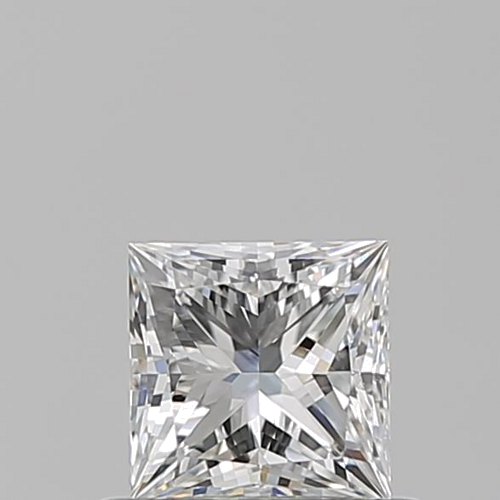 0.61 carat F-VVS2 Natūralus Princess Deimantas (1)