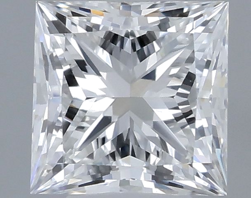 0.3 carat F-VVS2 Natūralus Princess Deimantas (1)