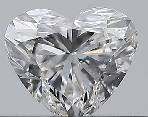 0.35 carat F-SI2 Natūralus Heart Deimantas (1)
