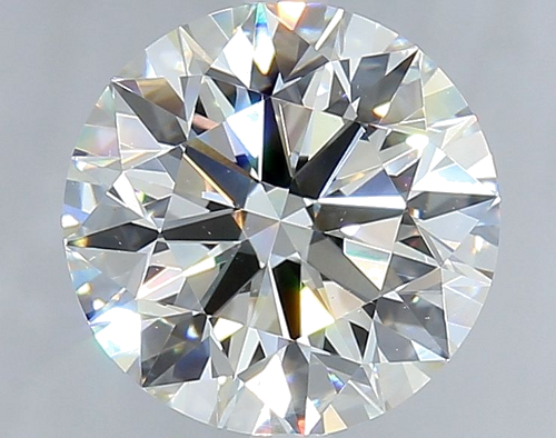 3.06 carat I-VS2 Excellent cut Natūralus Round Deimantas (1)