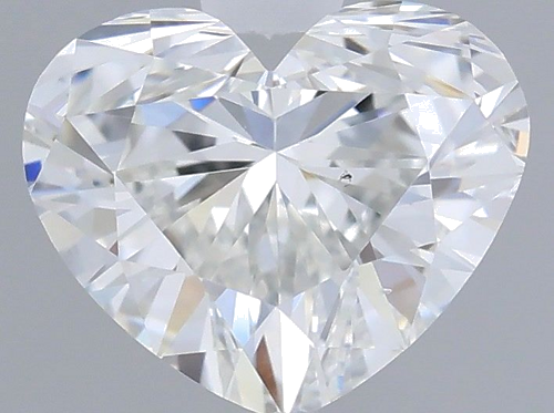 0.52 carat F-VS2 Natūralus Heart Deimantas (1)