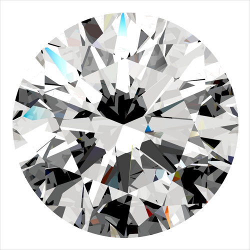 0.4 carat I-VS1 Very Good cut Natūralus Round Deimantas (1)