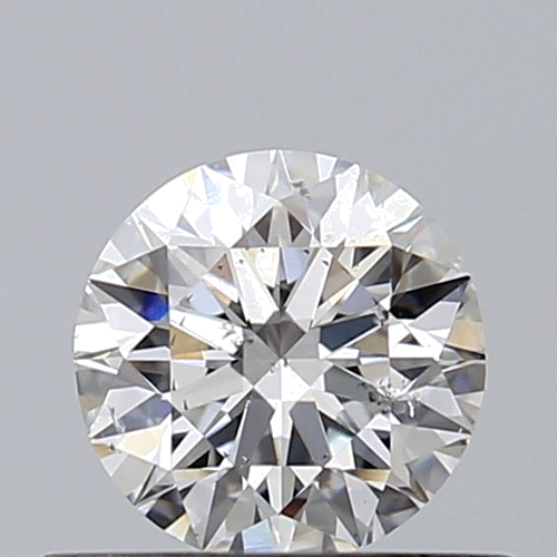 0.5 carat F-SI2 Excellent cut Natūralus Round Deimantas (1)