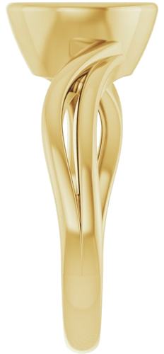 Sužadėtuvių Žiedas „Bezel-Set“ 14k yellow gold Oval 9mm x 7mm (4)