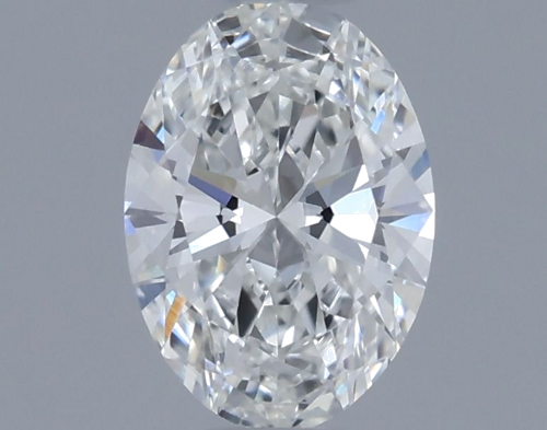 0.5 carat F-VVS2 Natūralus Oval Deimantas (1)