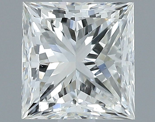 0.6 carat I-VS2 Natūralus Princess Deimantas (1)
