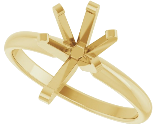 Sužadėtuvių Žiedas „Solitaire“ 14k yellow gold Pear 10.5mm x 6.5mm (5)