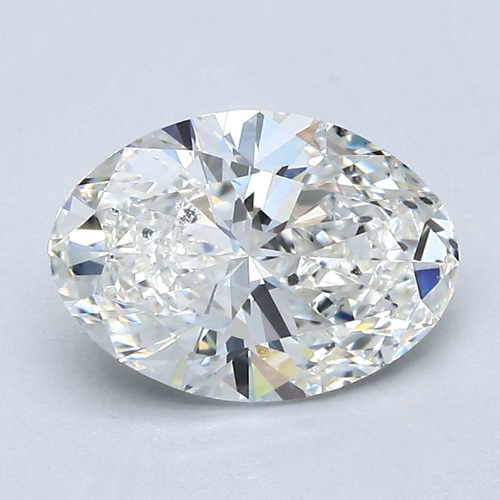 2.02 carat G-SI2 Natūralus Oval Deimantas (1)