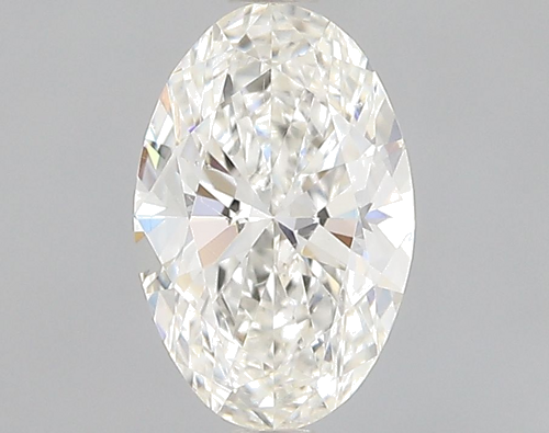 0.7 carat H-SI1 Natūralus Oval Deimantas (1)